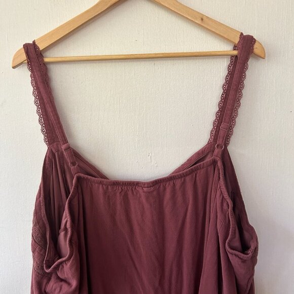 Torrid Tank Top Womens Plus Size 6XL Purple Button Front Lined Sleeveless Top - Picture 7 of 7